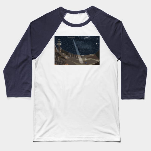 The Signal (Landscape) Baseball T-Shirt by dennye